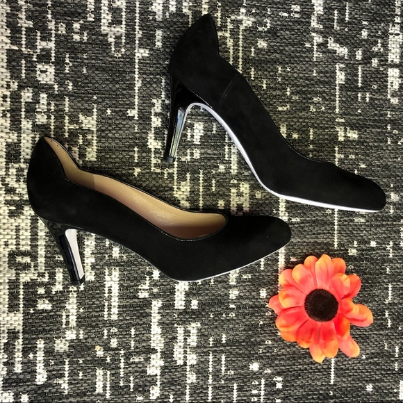 Ron White Vero Quoio Pumps in Black - Size 7.5/38 - Picture 3 of 9